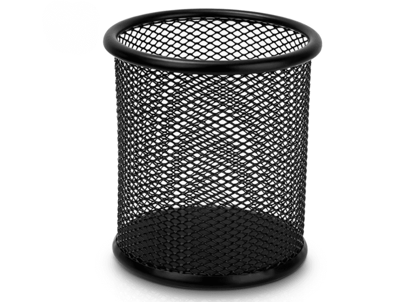 Deli Ćaša za olovke E9172, 91×98mm, Crni