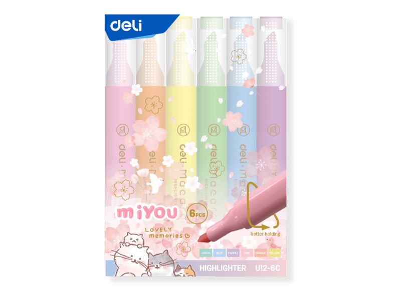 DELI Flomasteri Signar EU126C, 6 komada