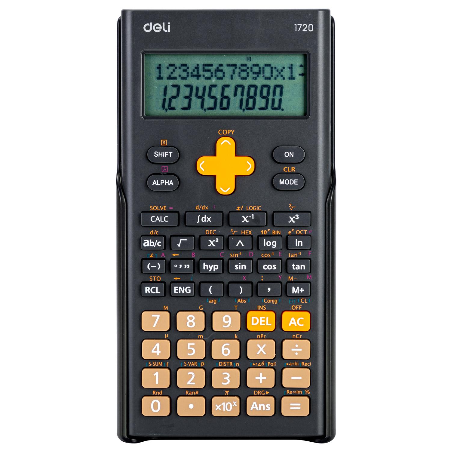 DELI Kalkulator E1720, Crni