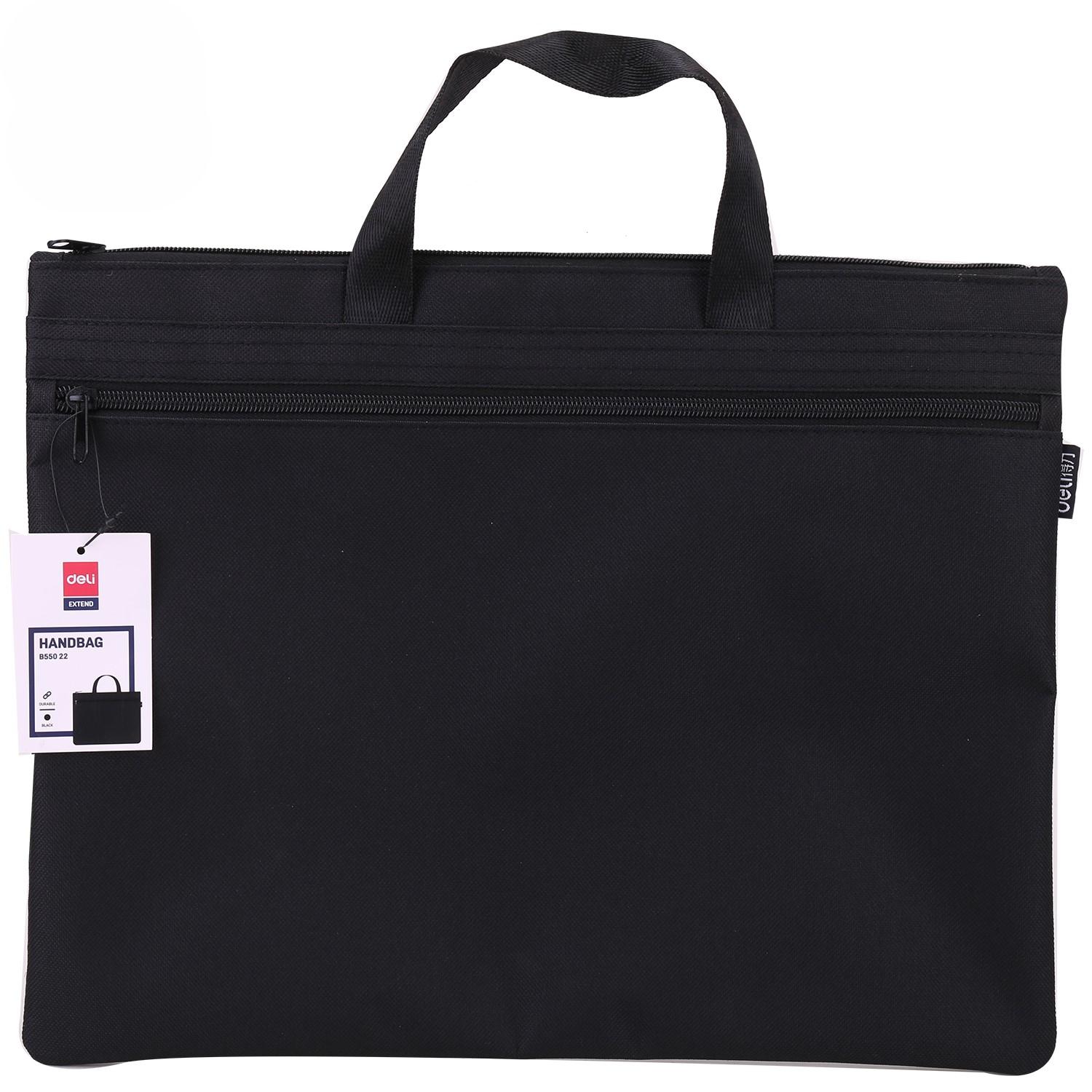 Deli Torba za dokumenta EB55022, Crna