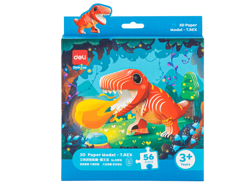 DELI 3D Slagalica T rex 83616, 56 delova