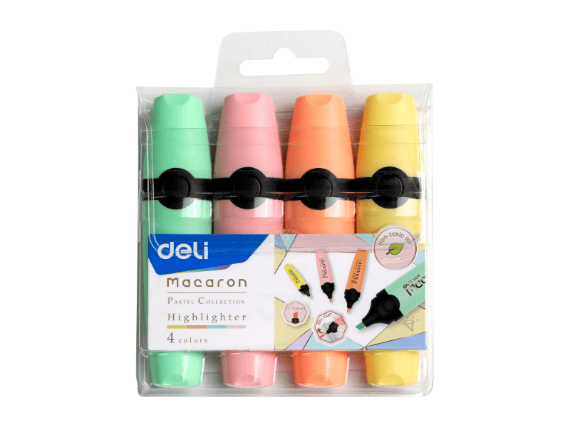 Deli Markeri Macaron EU356-MT, 4 komada