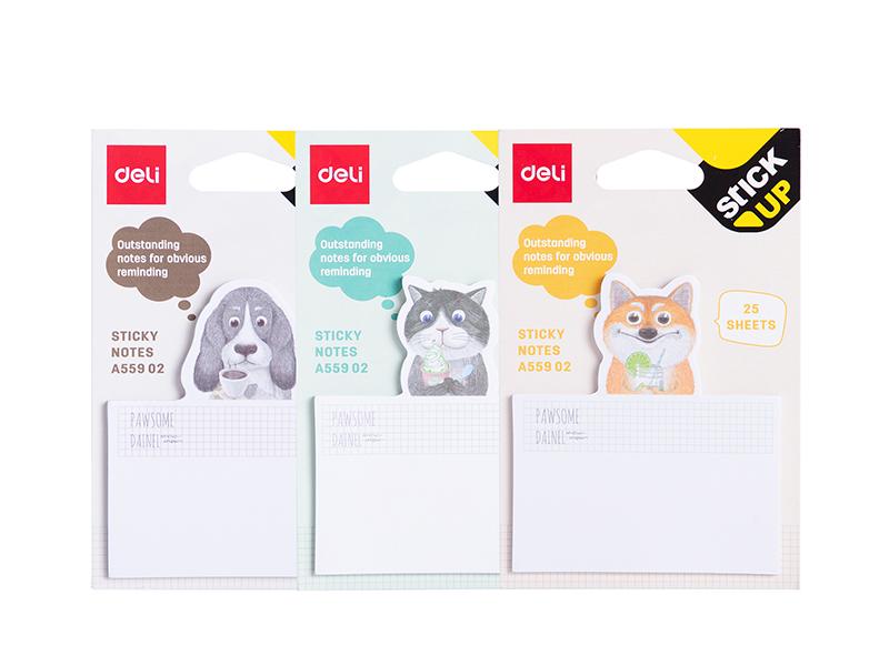 Deli Blok stikeri EA55902, 75x84mm, 25 listova, 3 komada