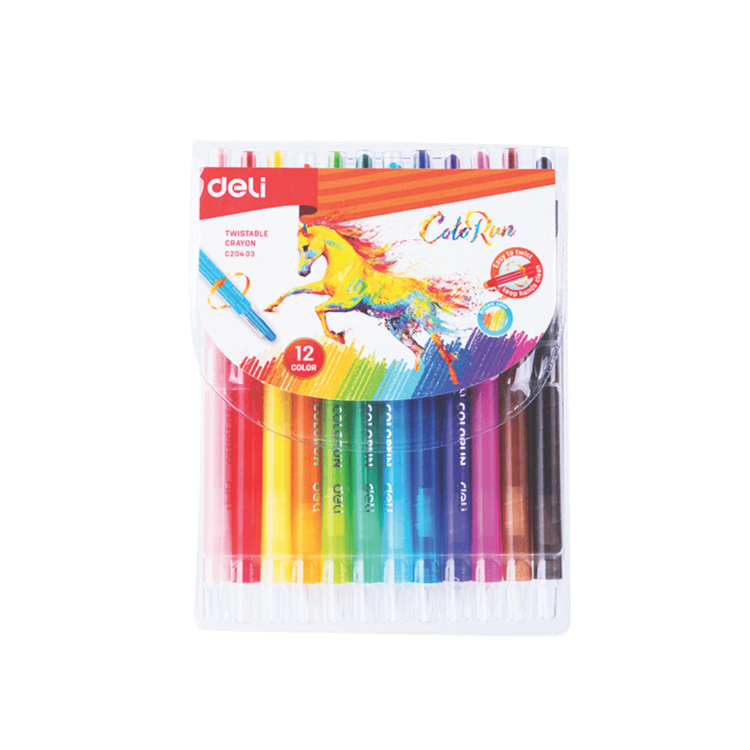 DELI Voštene boje Twist EC20403, 12 komada