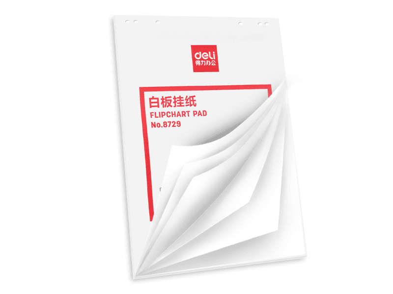 DELI Papir za flipchart tablu, 25 listova
