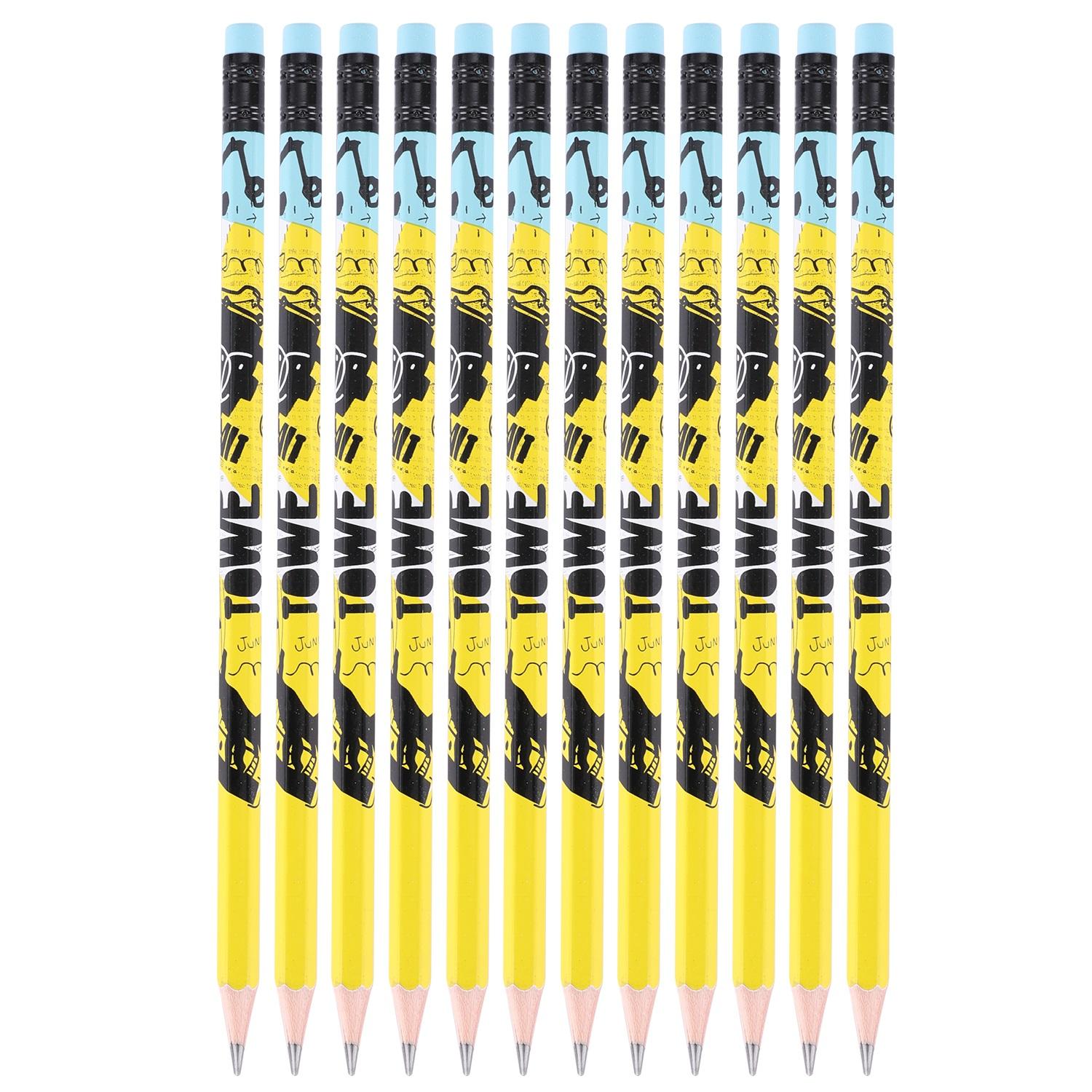 DELI Grafitne olovke sa gumicom Grafiti EU53200, 2B, 12 komada