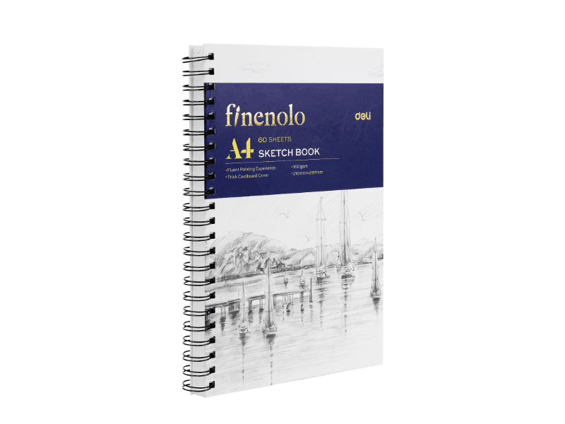DELI Blok za crtanje Sketch book EC275, A4, 60 listova, 160 g