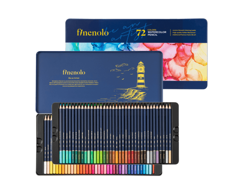 DELI Drvene vodene bojice EC129-72, 72/1