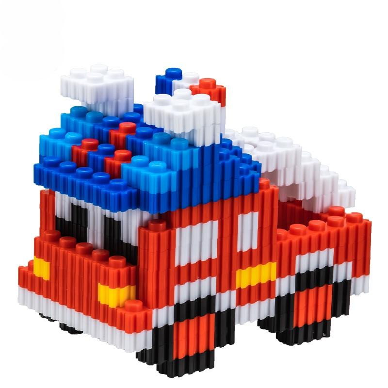 DELI Kreativni blokovi za slaganje Auto EH736, Crveni