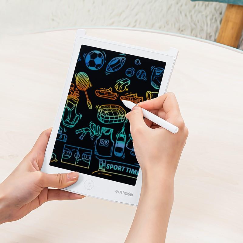 DELI LCD tabla za pisanje i crtanje YZ301-S, 10", Bela