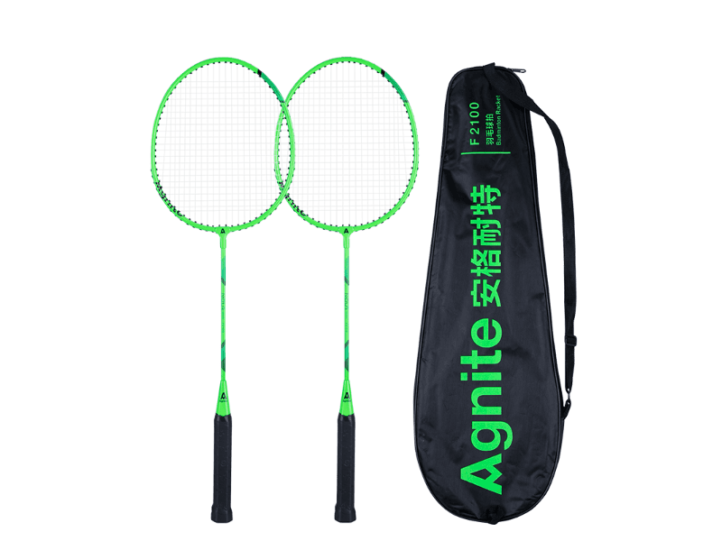 AGNITE Set reketa za bagminton F2100, 2 komada, Zeleni