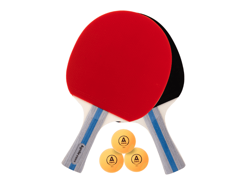 AGNITE Set reketa za stoni tenis sa 3 loptice F2350
