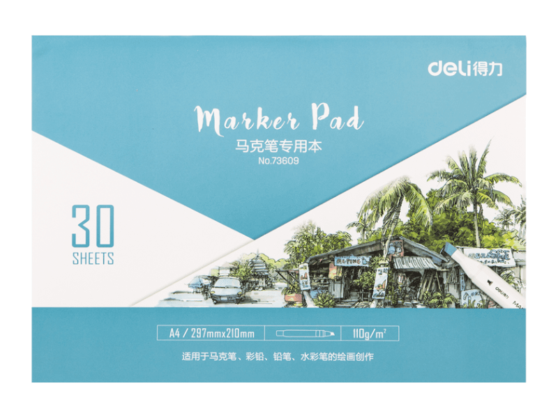 Deli Blok za crtanje 73609, A4, 30 listova