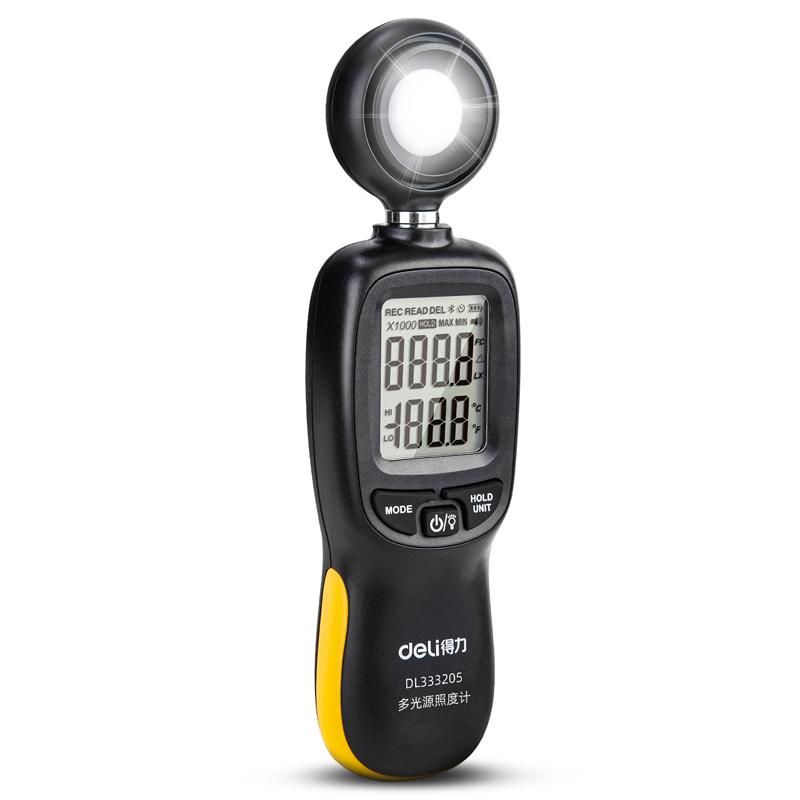 DELI Merač jačine svetla - luksmetar  DL333205, 0-200000lux