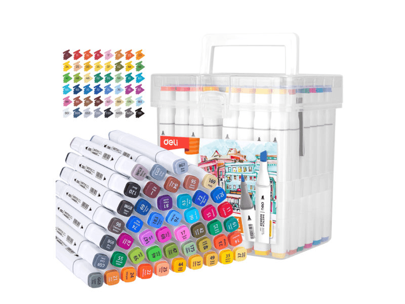 Deli Set markera u kutiji Sketch E70801-48, 48 komada