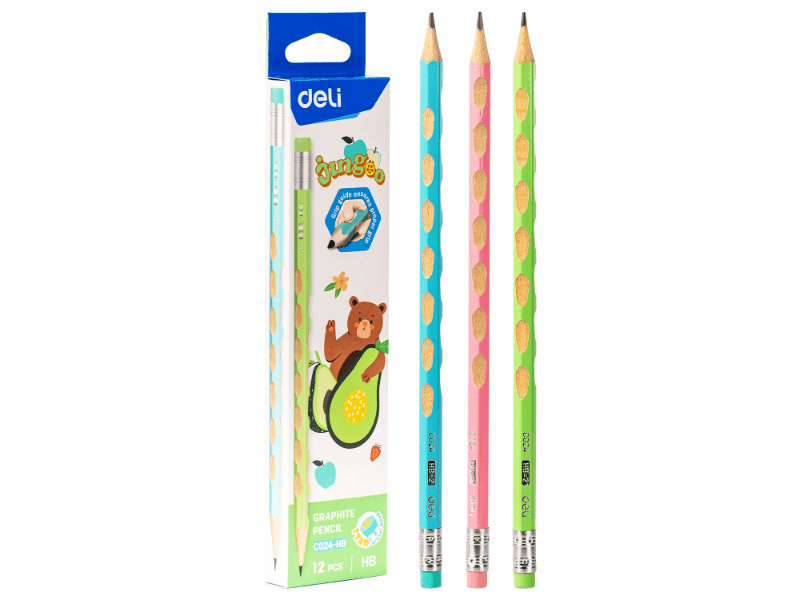 DELI Grafitne olovke Jingoo EC024-HB, HB, 12 komada