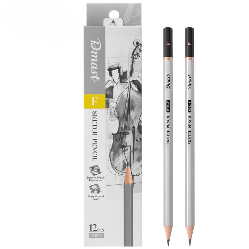 Dmast Set grafitnih olovaka za skiciranje F EC392-F, 12 komada