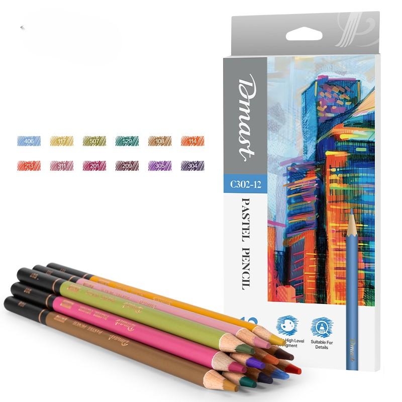 Dmast Set pastelnih olovaka EC302-12, 12 komada