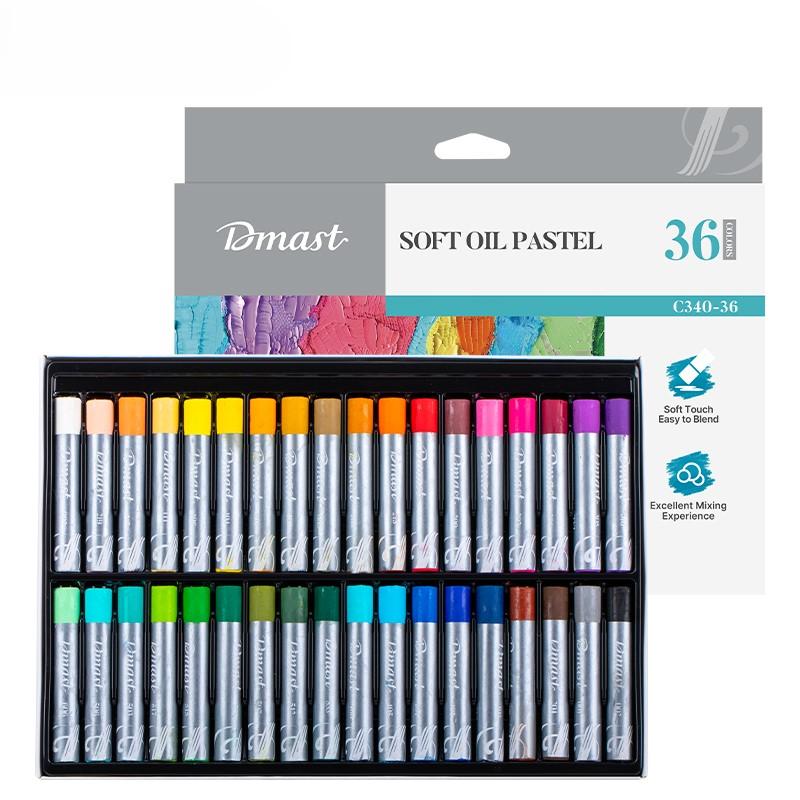 Dmast Set mekanih uljanih pastela EC340-12, 36 komada
