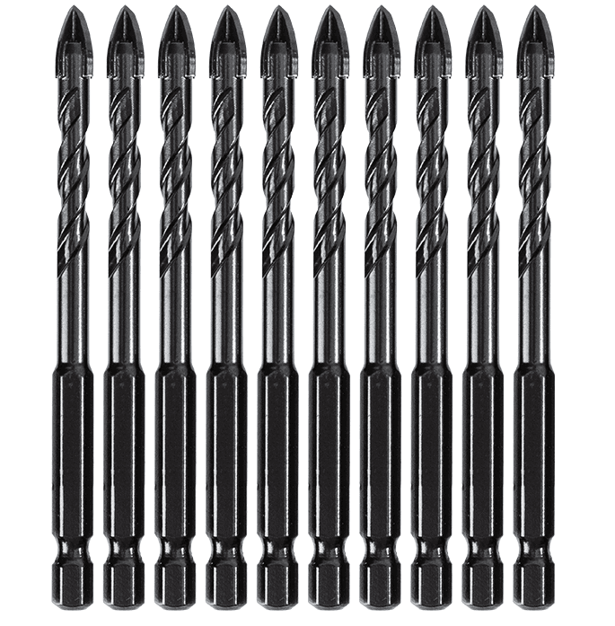 DELI ALATI Burgija za staklo i keramiku EDH-CZZ008-E1, 8mm, 10 komada