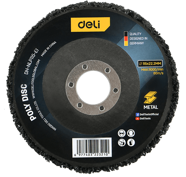 DELI ALATI Disk za skidanje rđe EDH-NLP115-E1, 115mm
