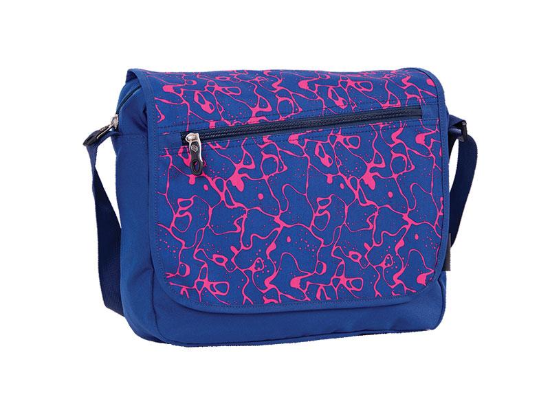 PULSE Torba na rame Music Pink water, Plava