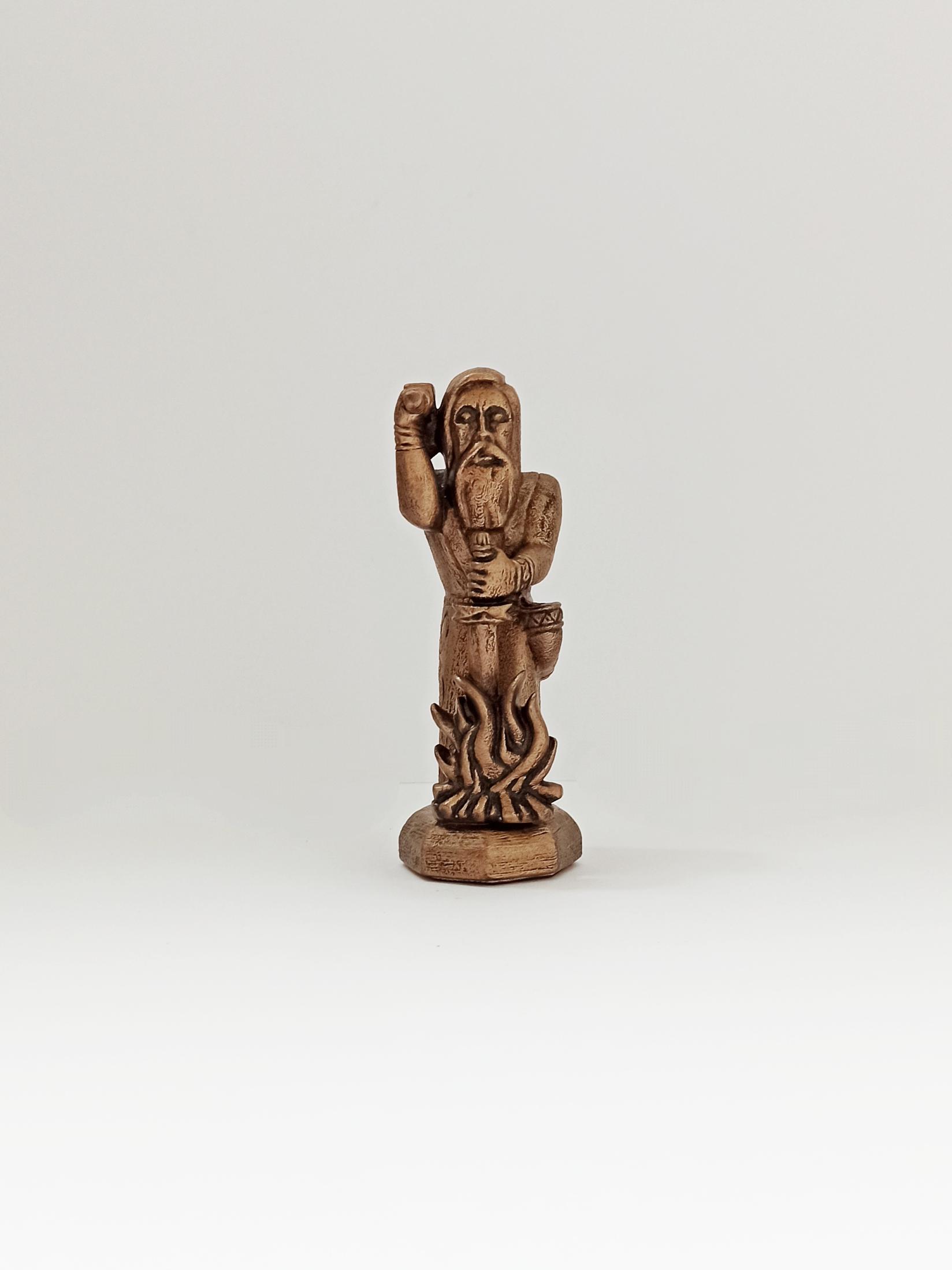 ROD Figura Nebeski kovač Svarog, Boja bronze