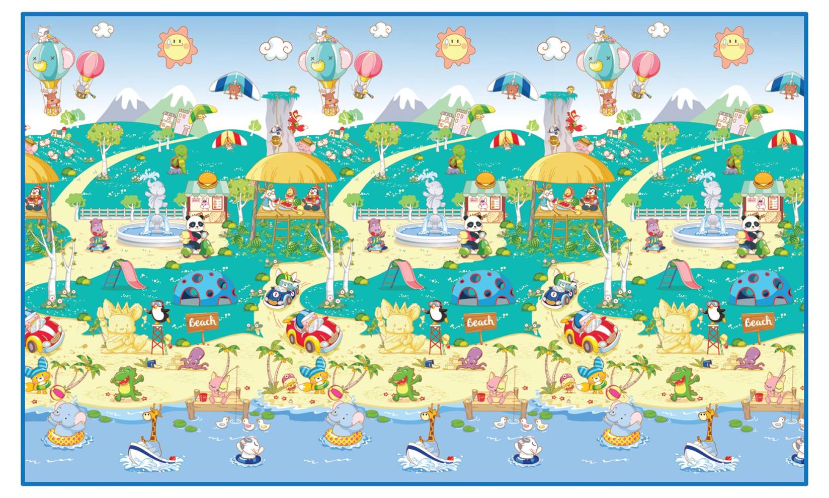 ROLLMATZ Podloga za igranje Plaža 200 x 120cm