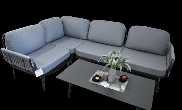 RATTAN SEDIA Ugaona garnitura Eva + Sto Orris