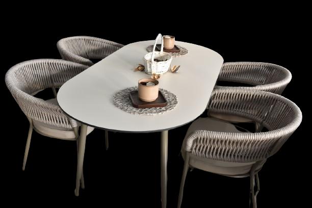 RATTAN SEDIA Trpezarija Stella + Sto Nora