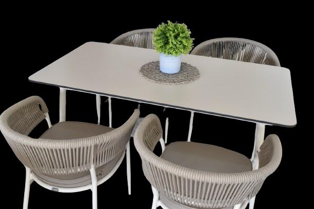 RATTAN SEDIA Trepezarija Stella + Sto Nora