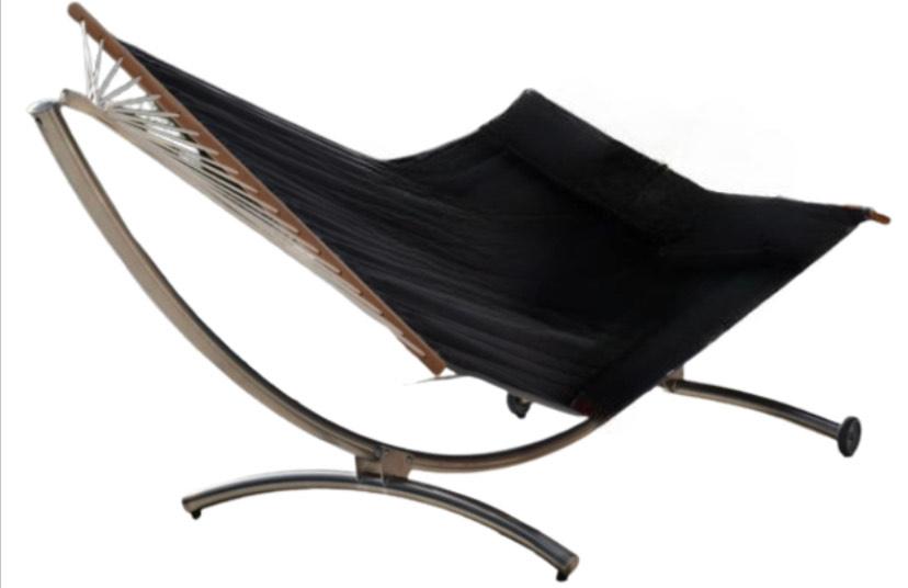 REBERG Ležaljka Royale crna