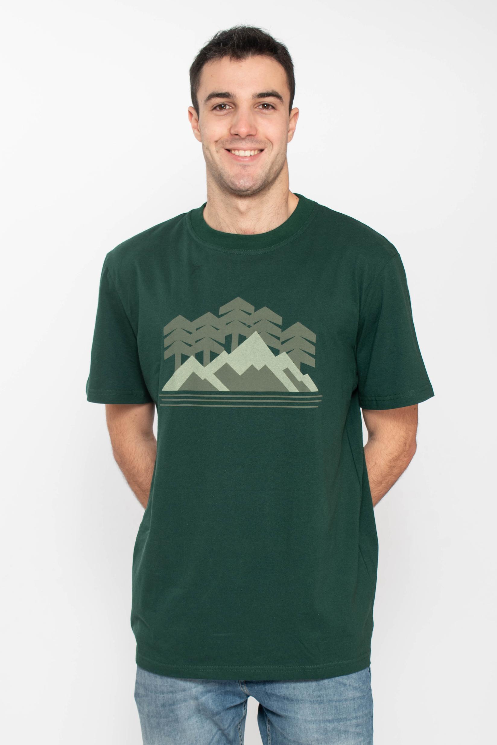 RUSH Muška majica MOUNTAIN zelena