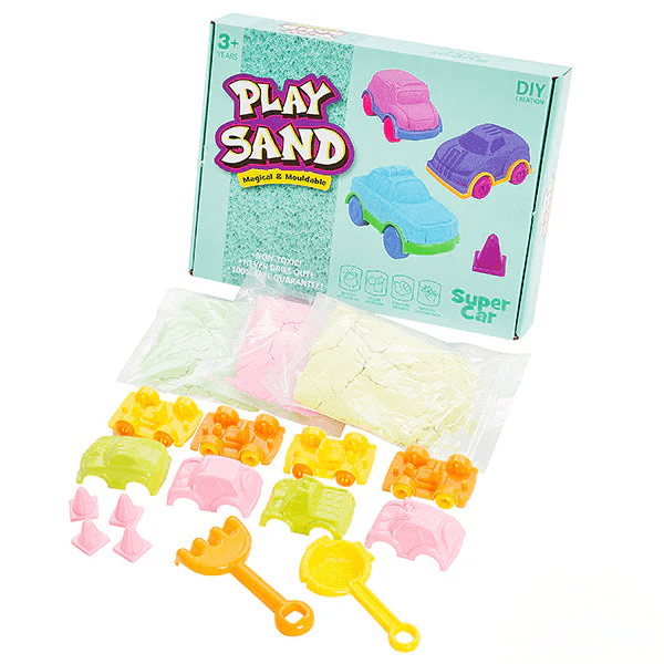 Kinetički set sa alatom u obliku automobila