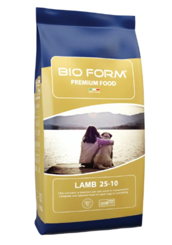 BIO FORM Premium hrana za pse sa jagnjetinom 3kg Dog Adult 25/10