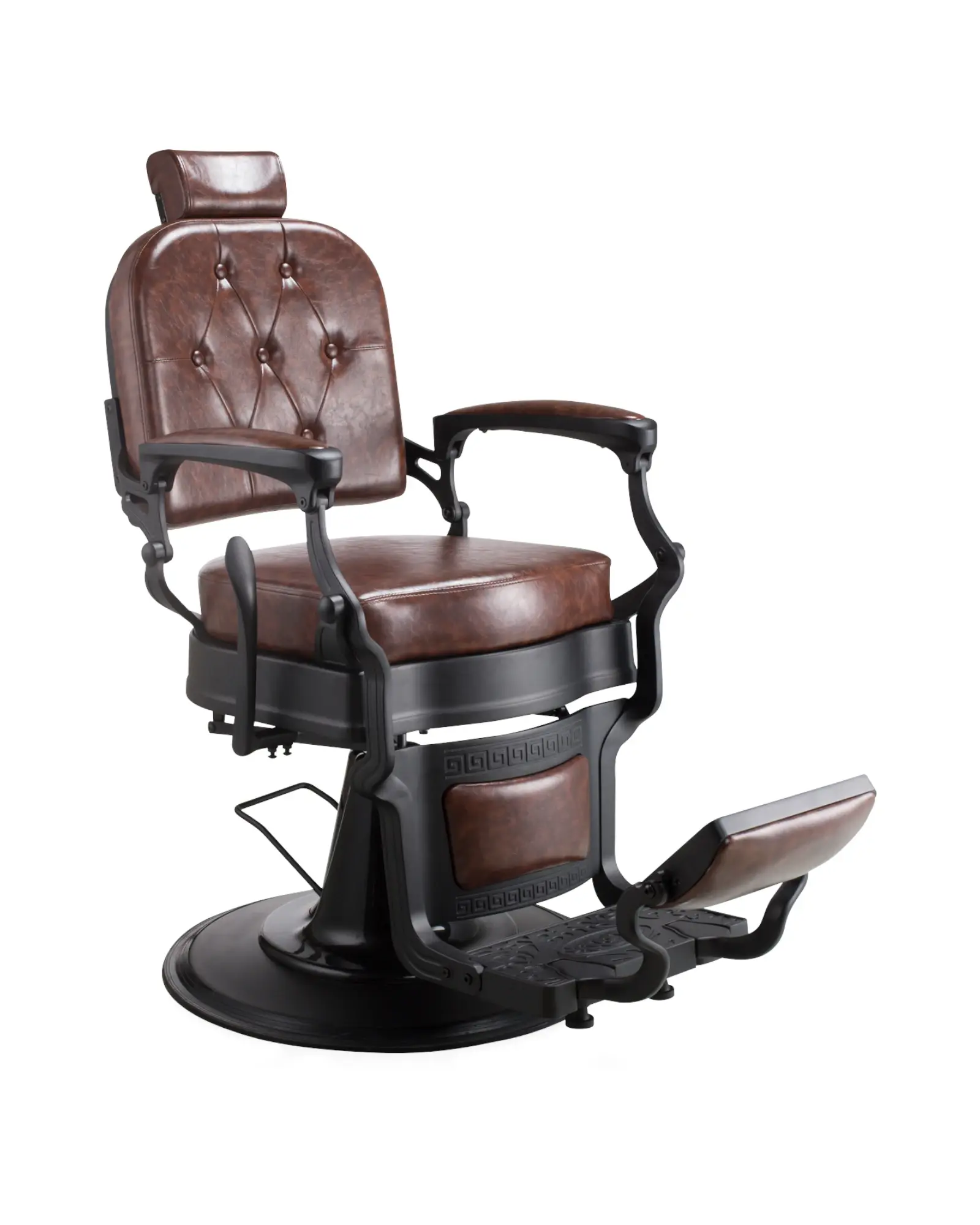 Šeško 012 Luksuzna berberska stolica, Braon