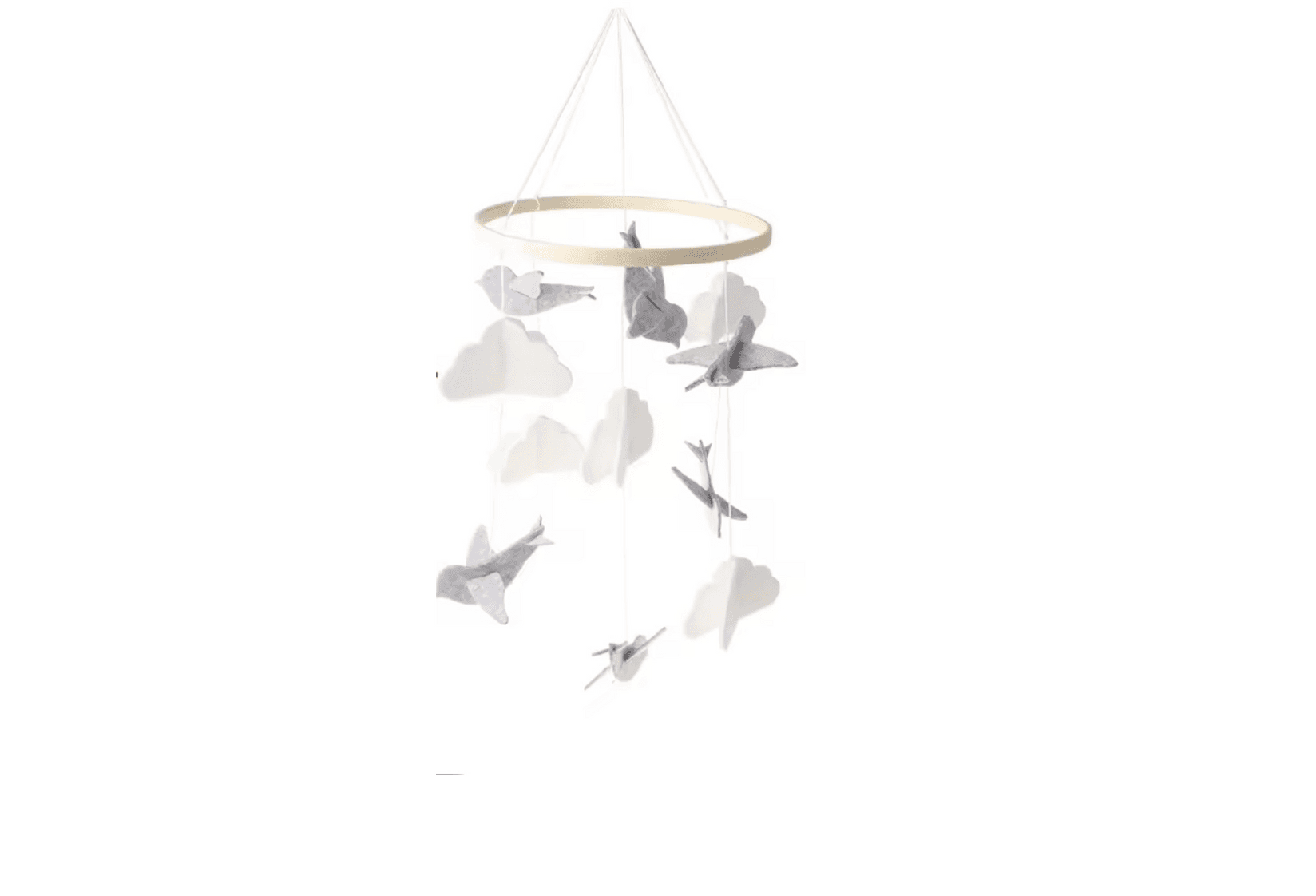 Seemly Toys Vrteška za krevetac Laste, Bela