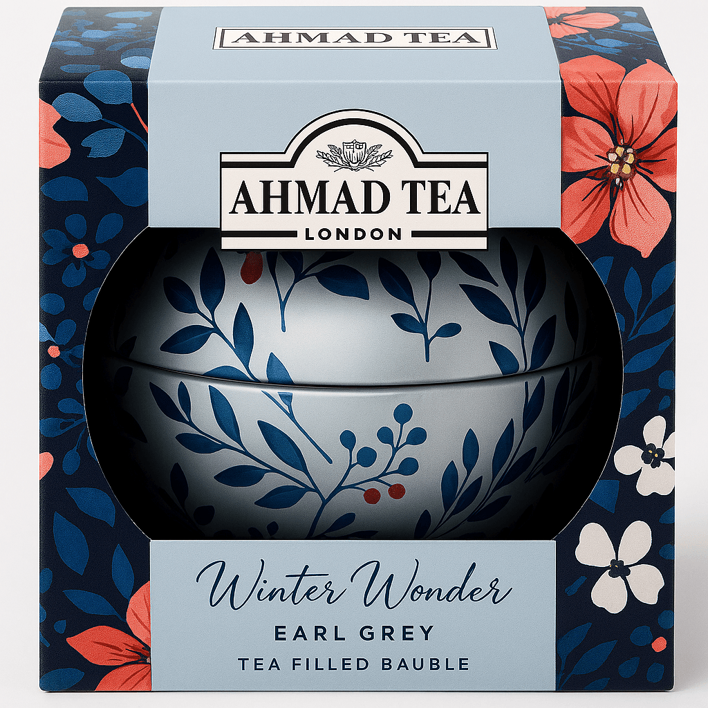 Ahmad Tea  Čaj Winter bauble caddies Earl Gray, 25g