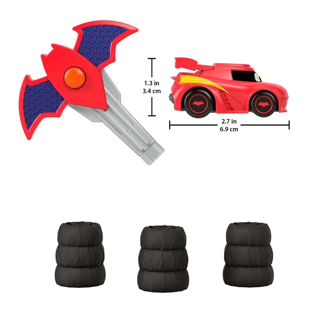 Fisher Price Auto sa ispaljivačem Batwheels, Crveni