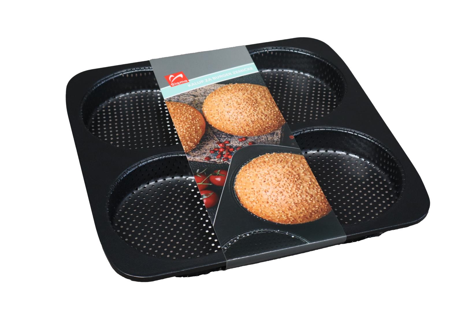 Sigma Kalup za burger zemičke Non Stick GKB56687, 28x28cm