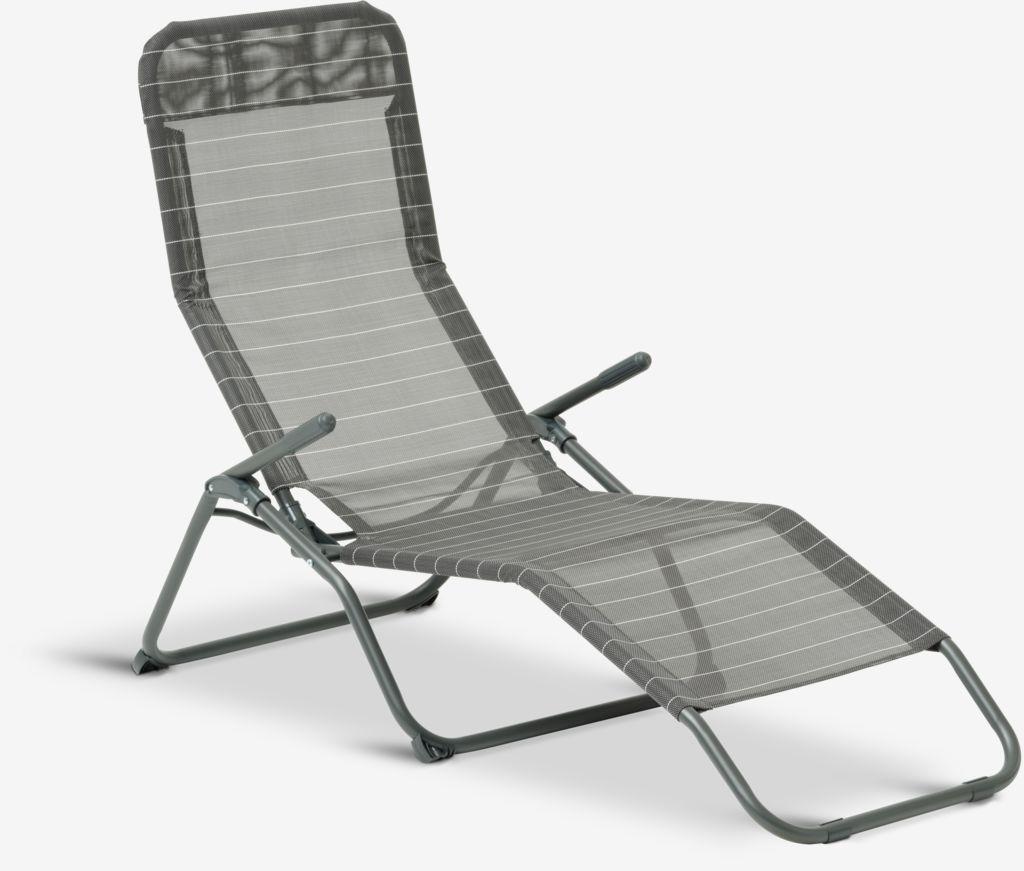 Linnea Relaks-stolica, 60x168cm, Siva