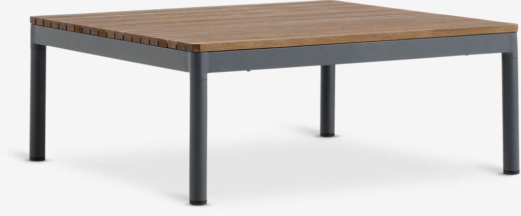 Linnea Sto, 75x75cm, Tvrdo drvo, Braon-crni