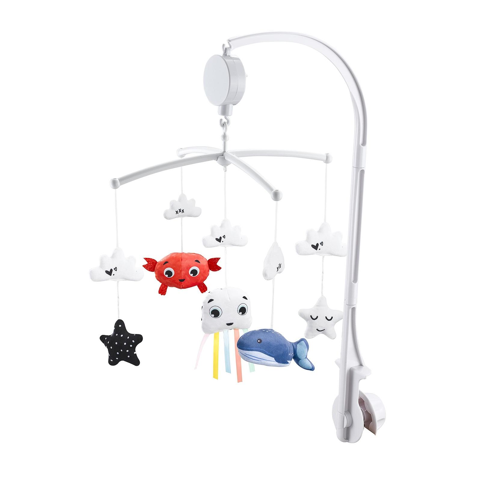 CHIPOLINO Muzička vrteška za krevetac Ocean, Bela