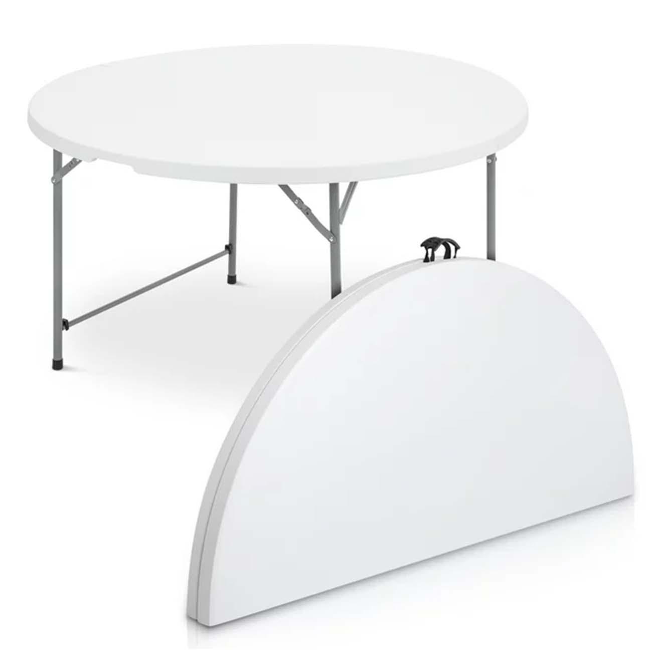 Baštenski sto, Sklopivi, 152 cm, Beli