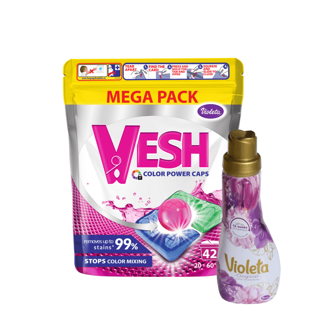 Violeta Set za pranje veša, 2 proizvoda