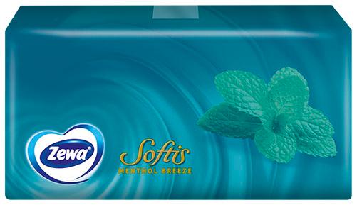 ZEWA Softis menthol Papirne maramice 4 sloja 10 komada