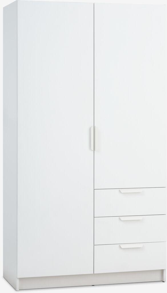 Linnea Ormar, Sa 2 vrata i 3 fioke, 96x176cm, Beli