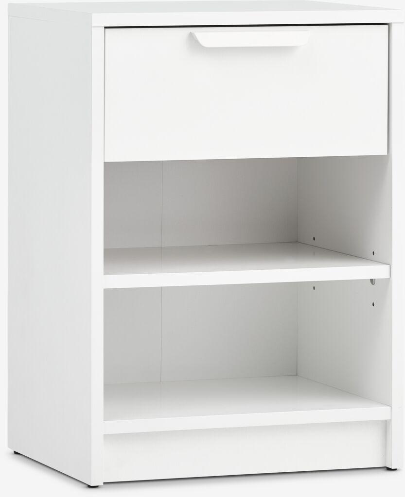 Linnea Noćni ormarić sa fiokom, Beli