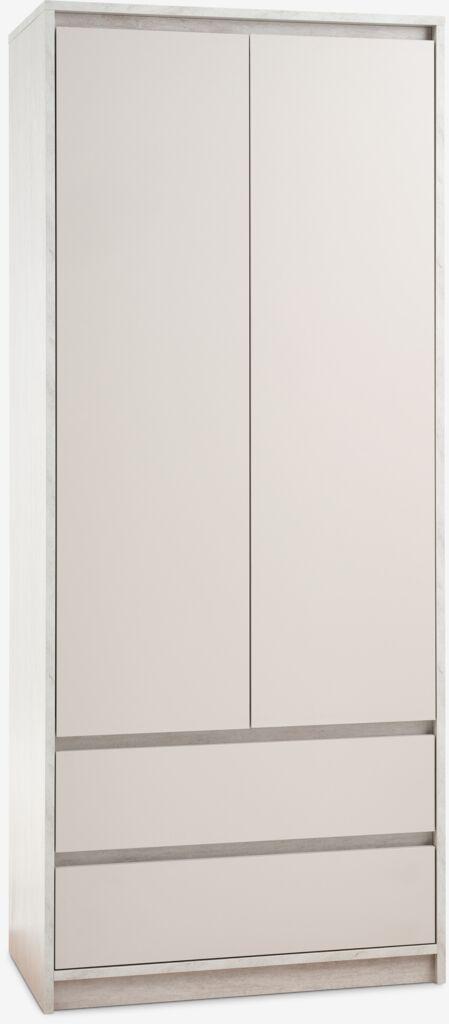 Linnea Ormar sa 2 vrata i 2 fioke, 80x193cm, Bež