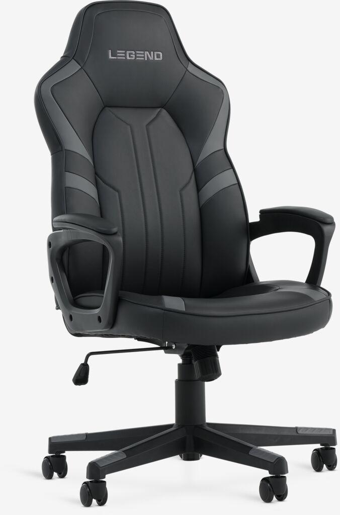 Linnea Gaming stolica, 70x121x70cm, Crno-siva